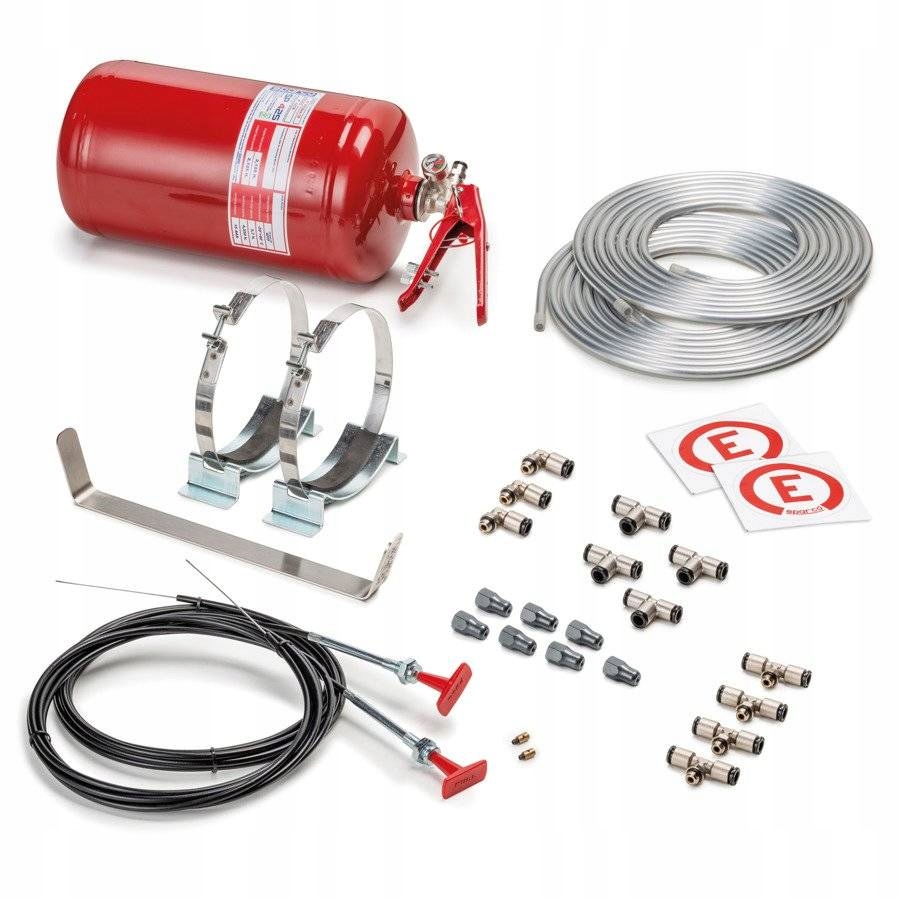 

System gaśniczy Sparco stalowy, mechaniczny 4,25L