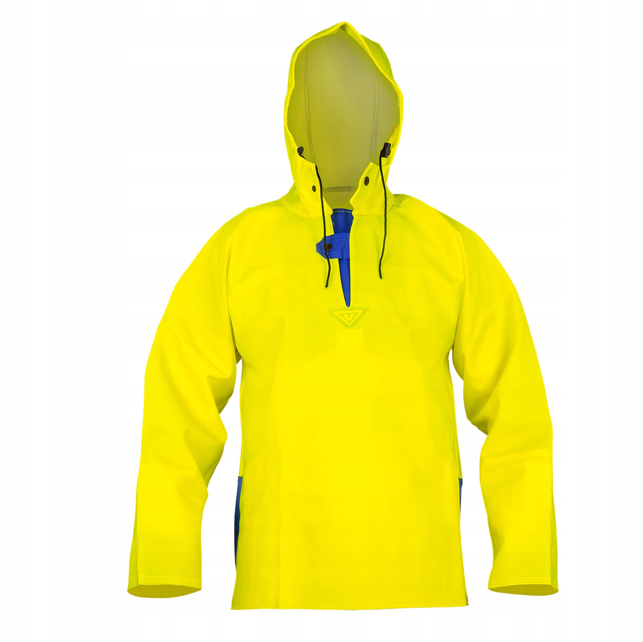 Kurtka Sztormowa Kangurka Wodoochronna Wiatrołapy Wodoodporna Żółta