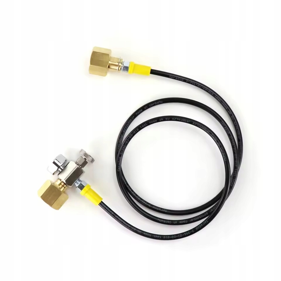 Wąż Przewód Hp 120cm 2xW21,8 Do Napełniania Przetaczania Między Butlami CO2