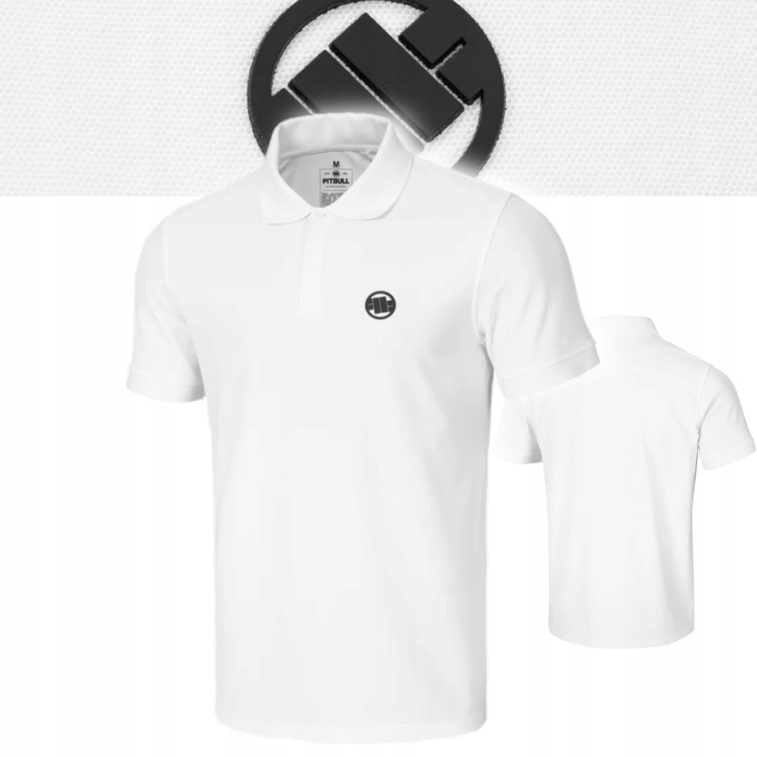 Pitbull West Coast Pánské Tričko Rockey Polo Bílá XL