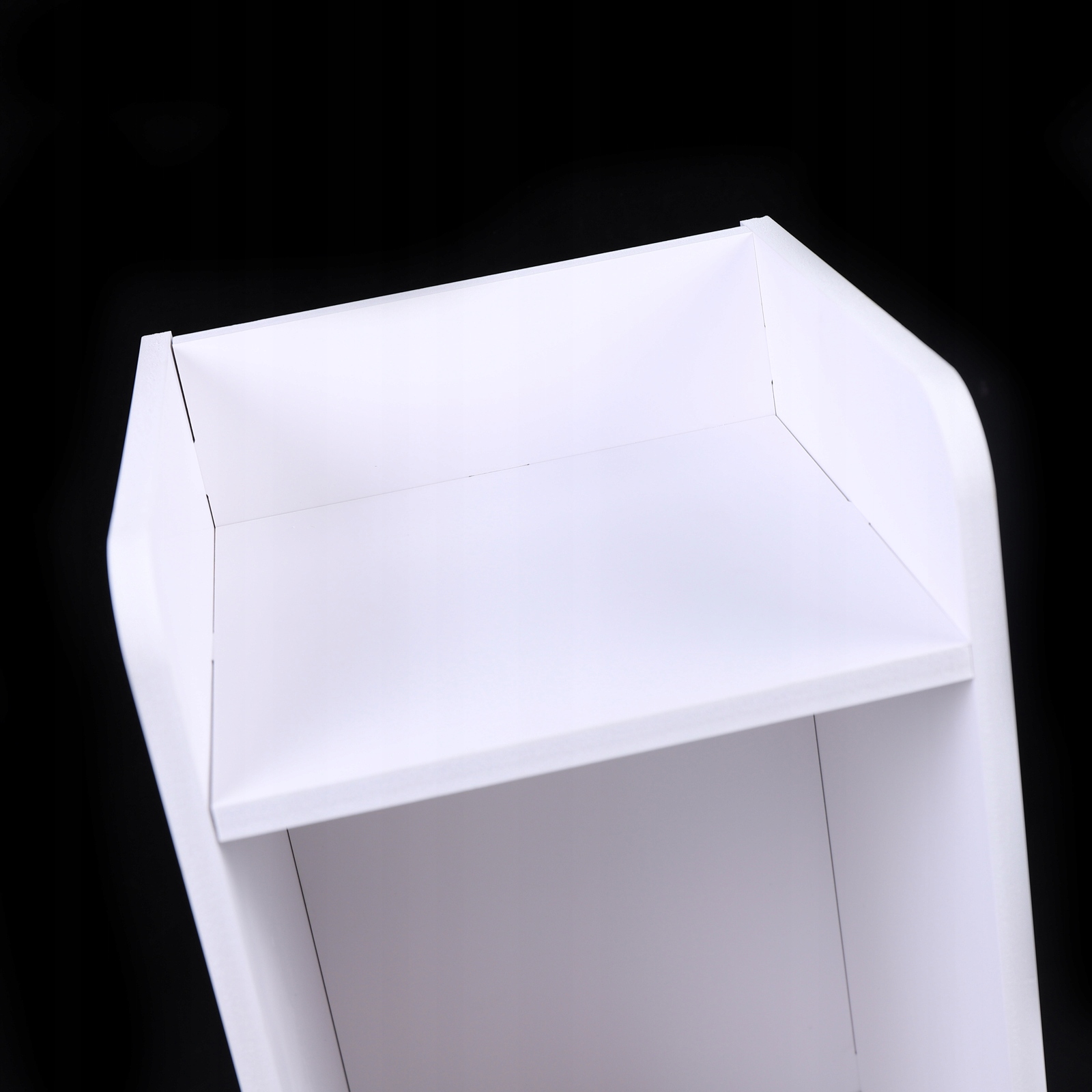 SZAFKA ŁAZIENKOWA AŻUROWA 80cm BIAŁA SŁUPEK REGAŁ Materiał drewno