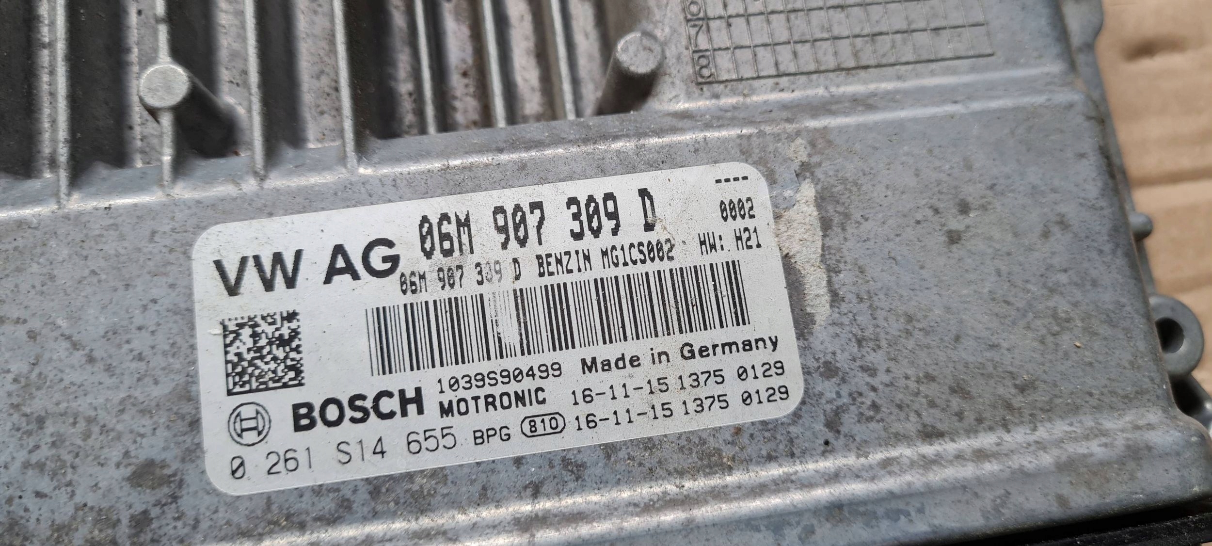 S4 B9 8W A4 computer control unit of the engine 3.0 TFSI CWG ECU 06M907309D S5 8W