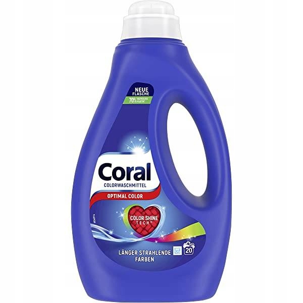 

Coral Niemiecki Żel do prania Optimal Color 1L