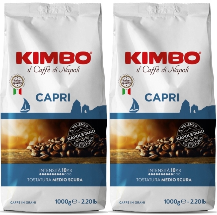 Levně Kimbo Grani Capri káva Arabica a Robusta 2x1 kg