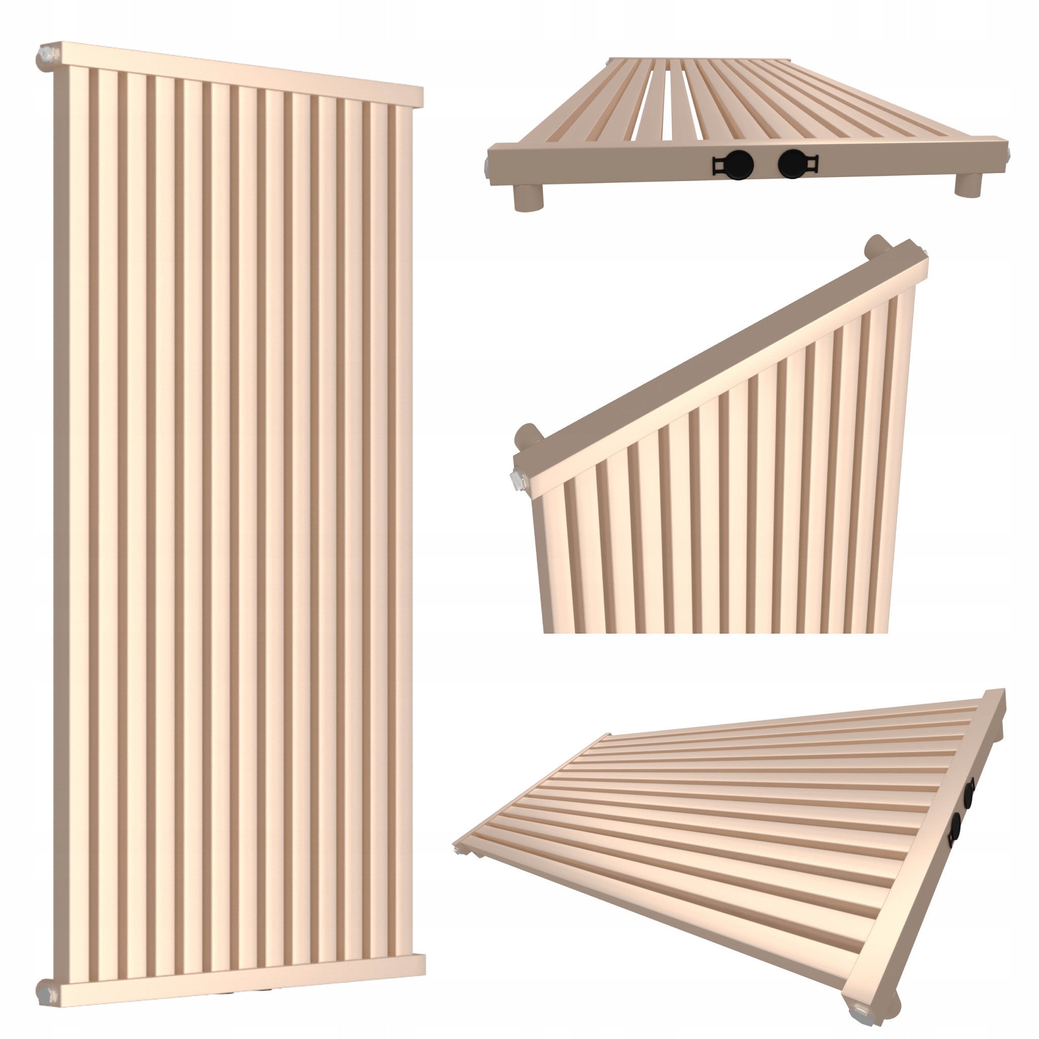 Dekorativní radiátor Radiator 140x61 Zlatý Růžový