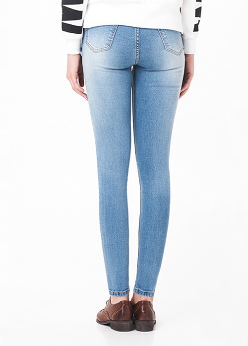 Брюки для девочек джинсы для женщин трубки 576 76 см уценка! Цвет синий