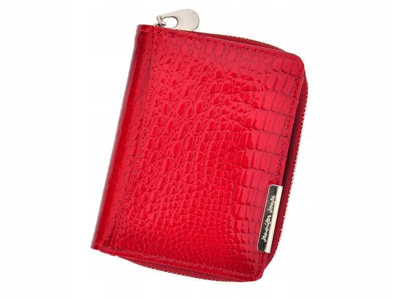 

Jennifer Jones damski skórzany portfel Czerwony