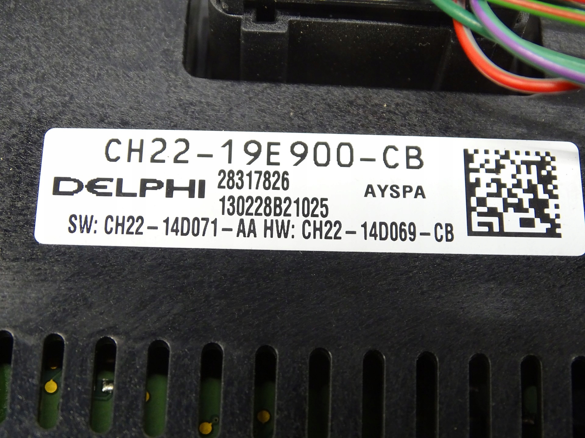 control panel KLIMATYZACJA LAND ROVER DISCOVERY 4 CH22-19E900-CB