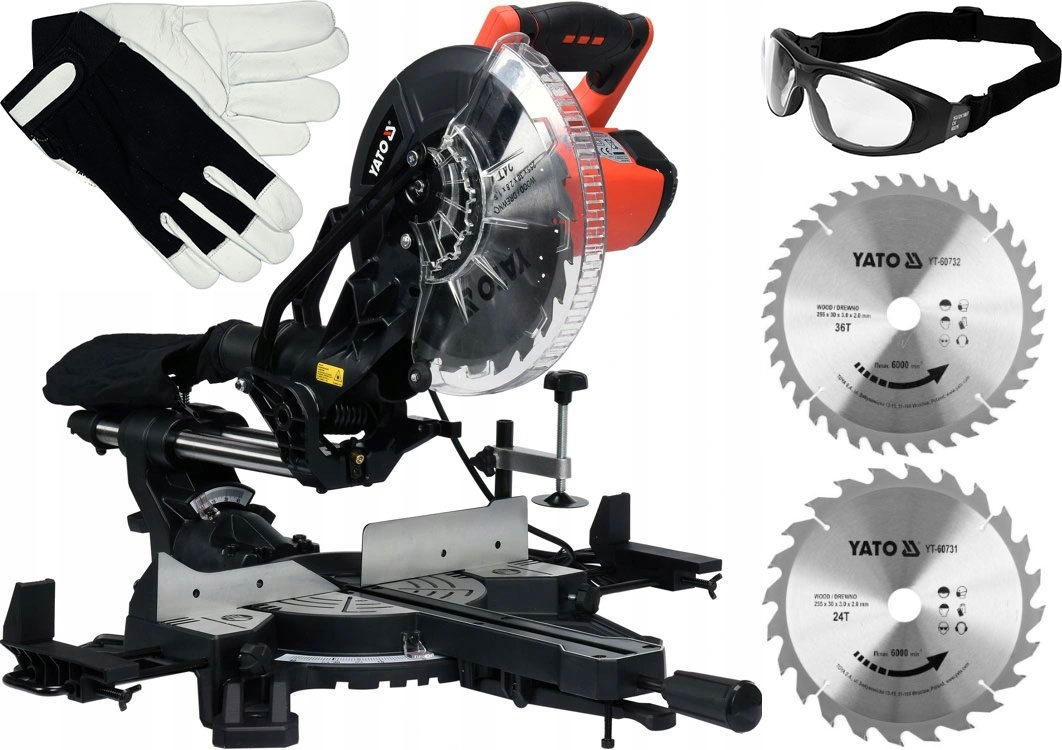 PIŁA UKOŚNICA PILARKA UKOŚNA YATO 255mm + TARCZE