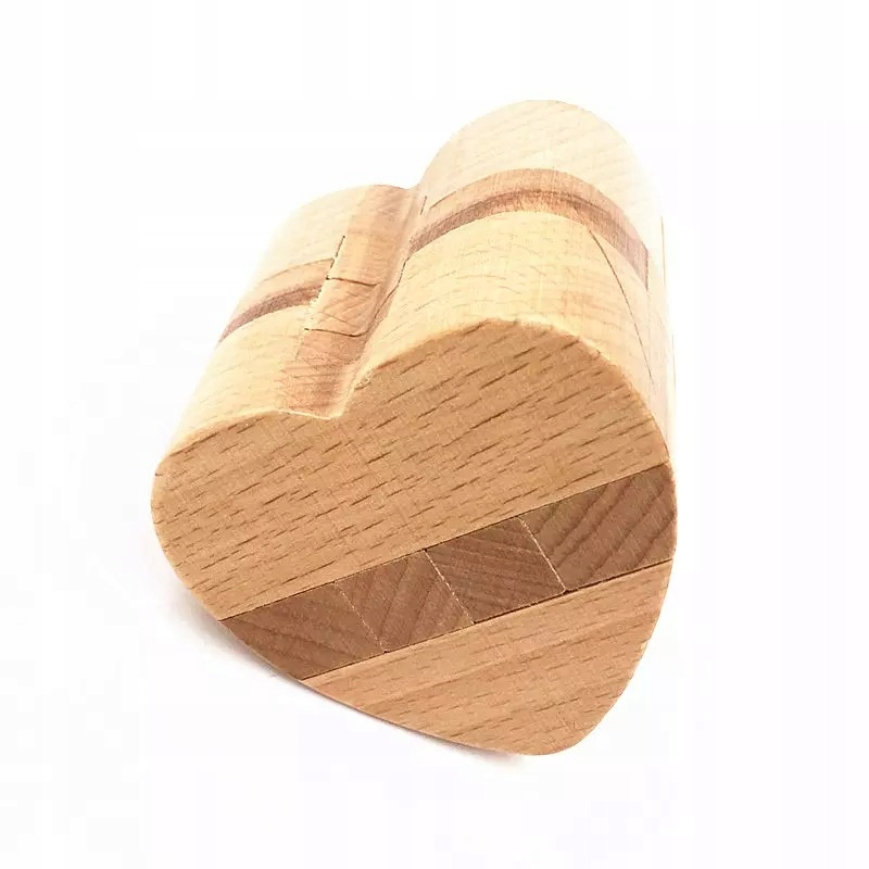 

Układanka Logiczna Kostka 3D Drewniana Serce