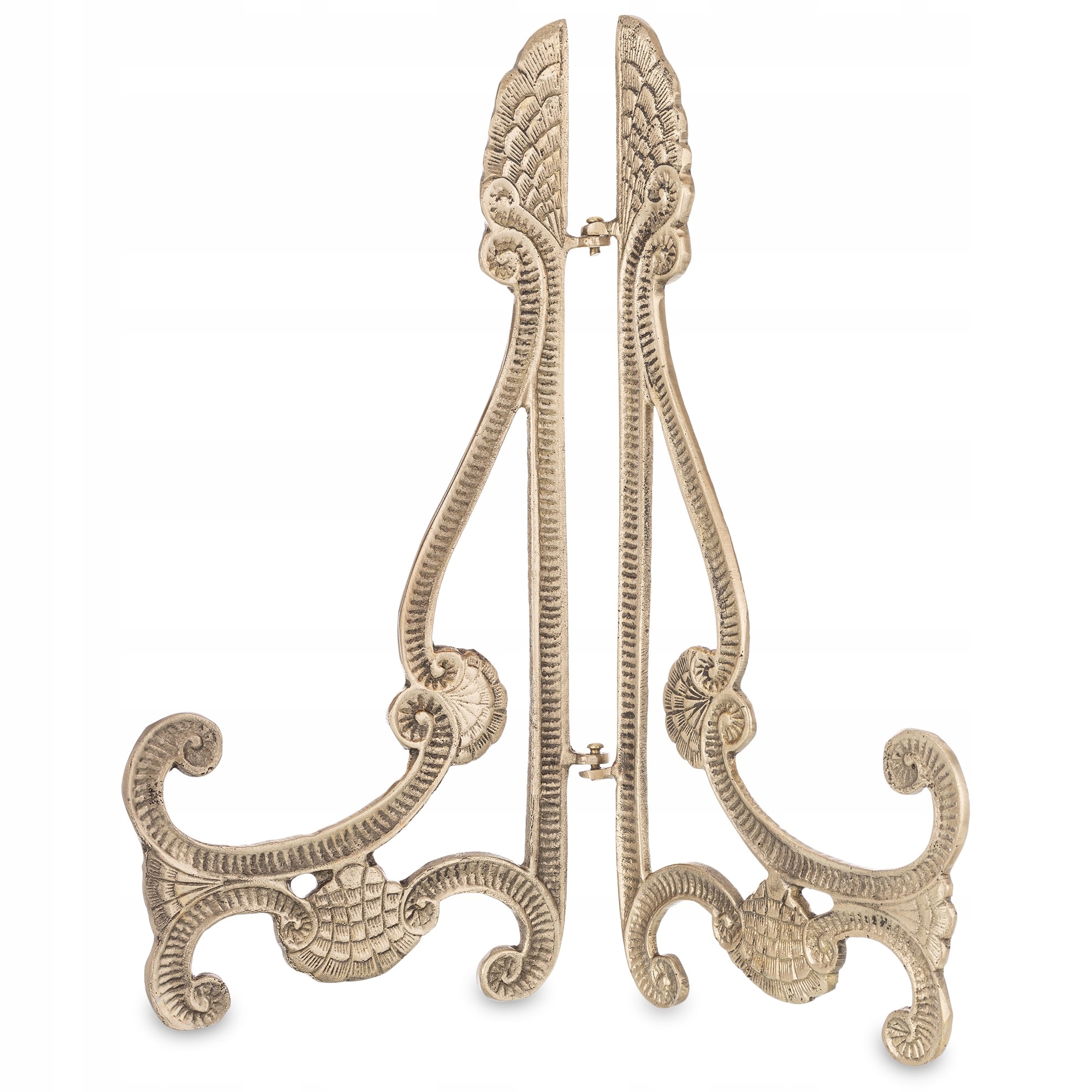 Zlatý dekorativní stylový ozdobný stojan na talíř