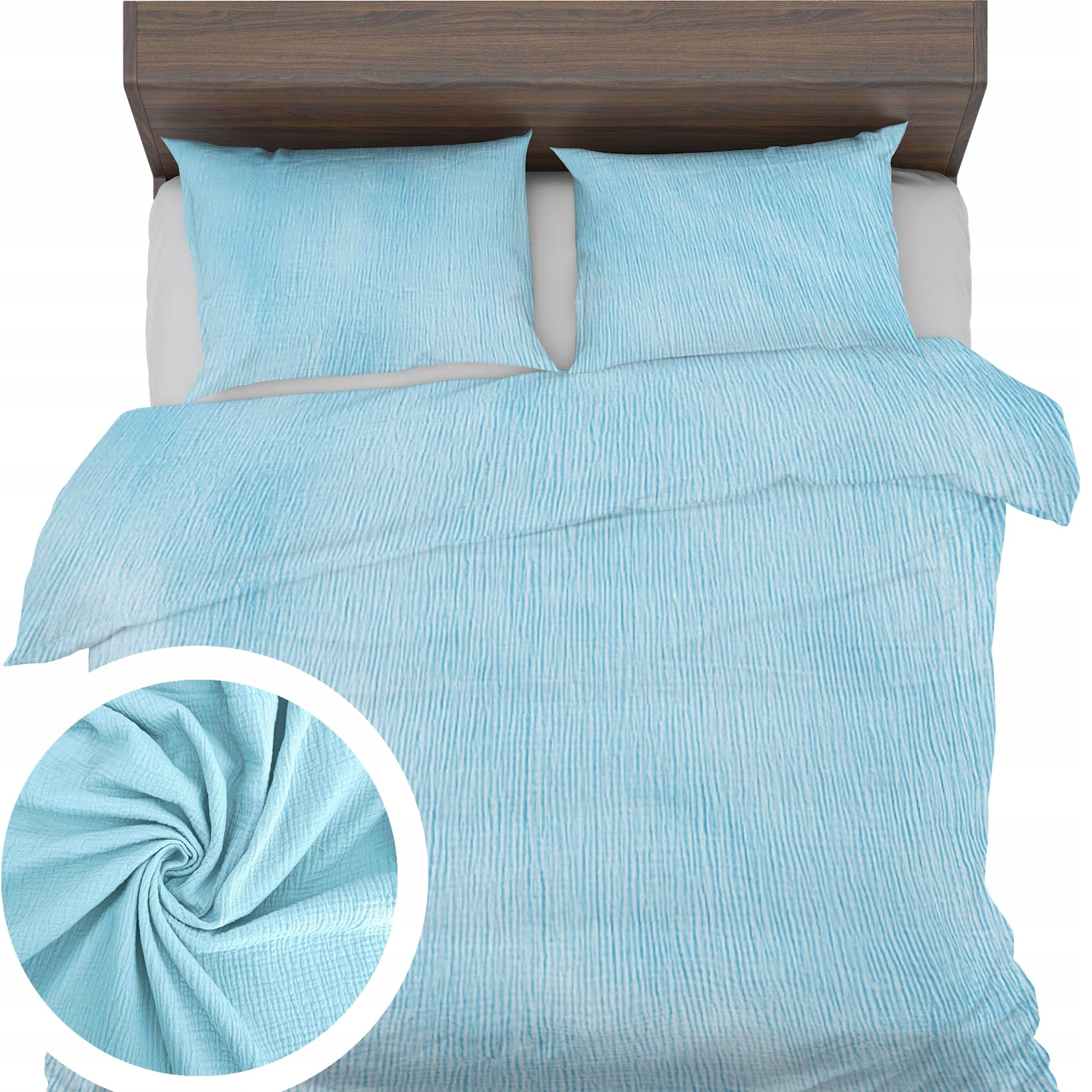 Povlečení Mušelín 140x200+1x40x60 Povlaky jemné prodyšné eko mušelínové