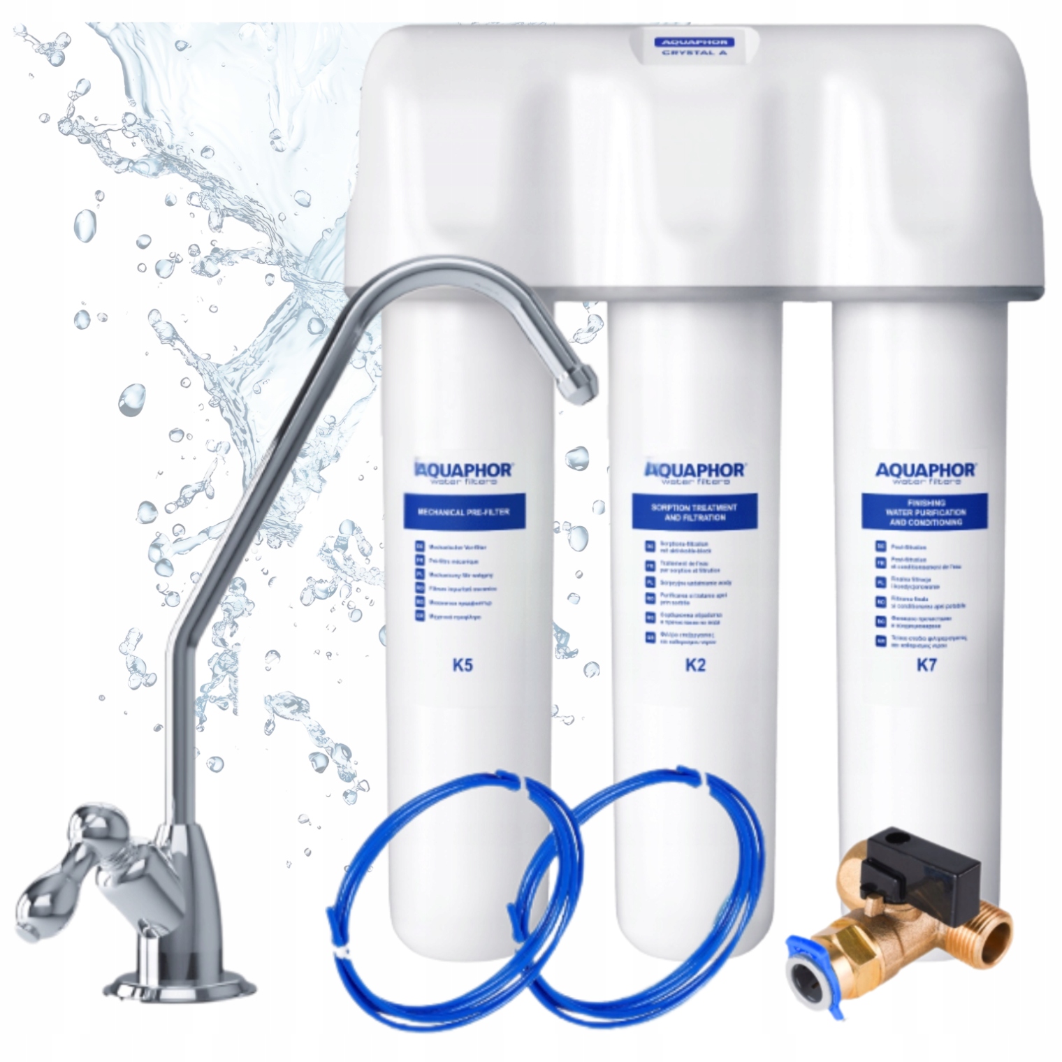 Vodný Filter Pod Umývadlo Aquaphor Kryštál A Do Kuchyne Domu Kompaktná Vložka