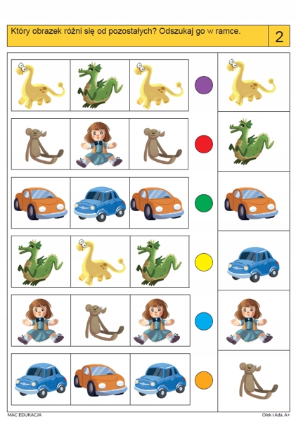 LOGICO PRIMO Olek i Ada A+ Wydawnictwo MAC Tytuł Olek i Ada A+