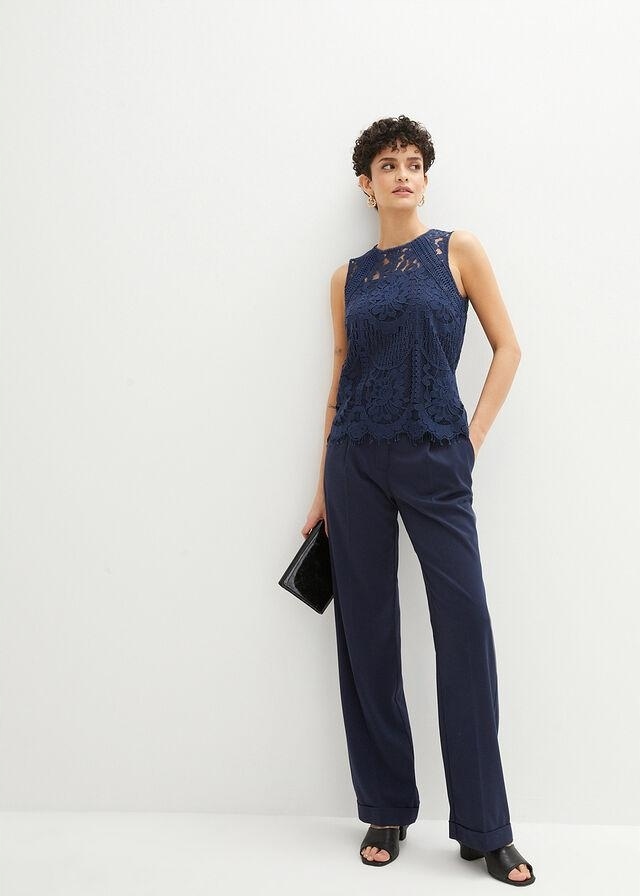 Bonprix 48 TOP KORONKOWY DAMSKI Marka Bonprix