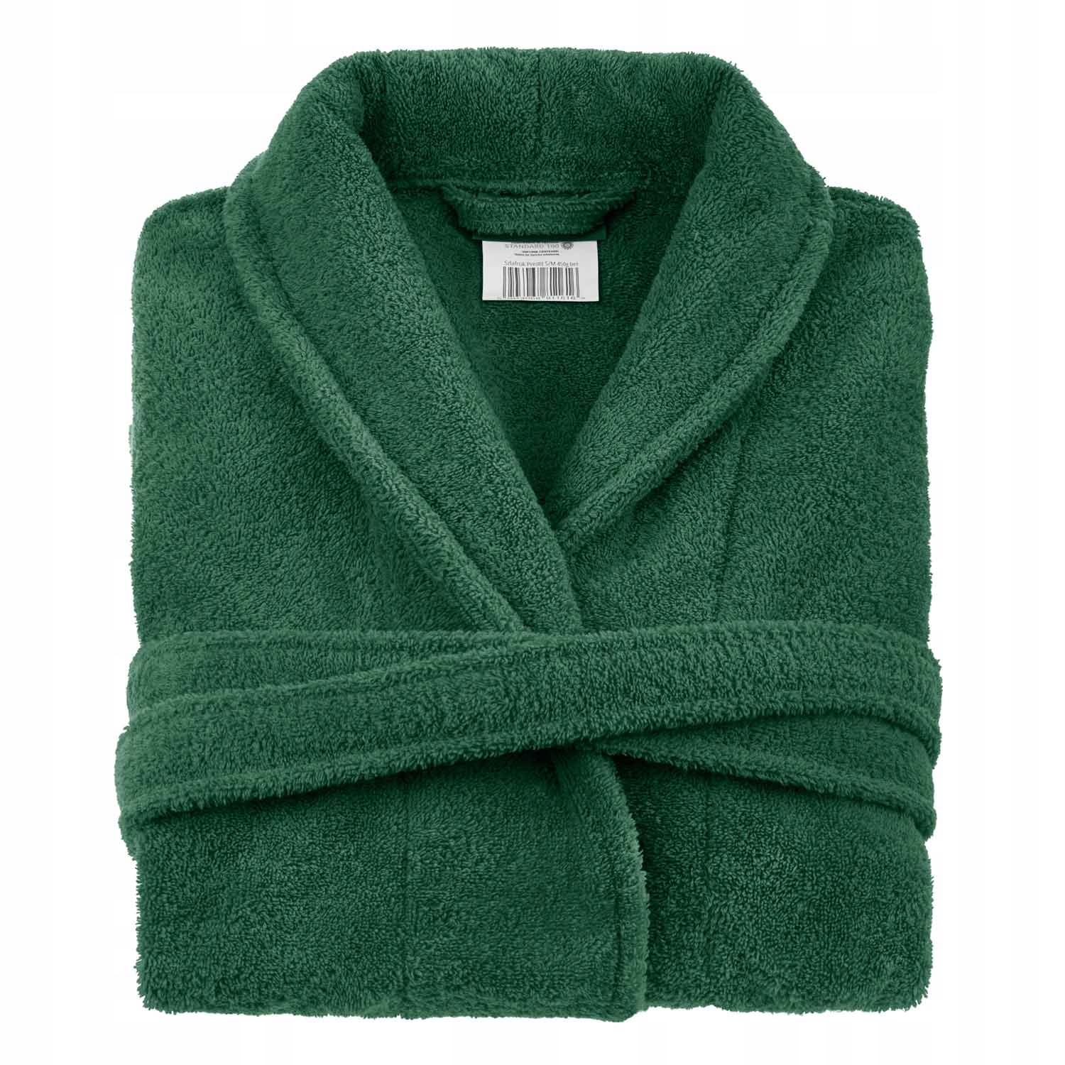 DAMSKI SZLAFROK BAWEŁNIANY HOTELOWY BUTELKOWY XS