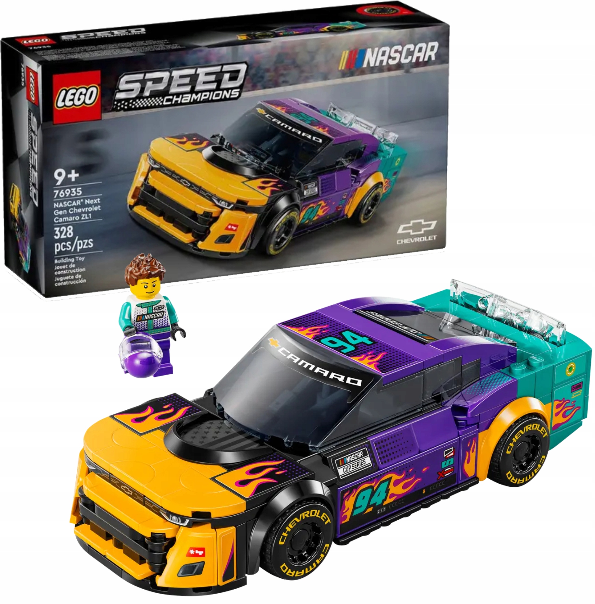 Lego Speed Champions Nascar Chevrolet Camaro ZL1 nové generace 76935