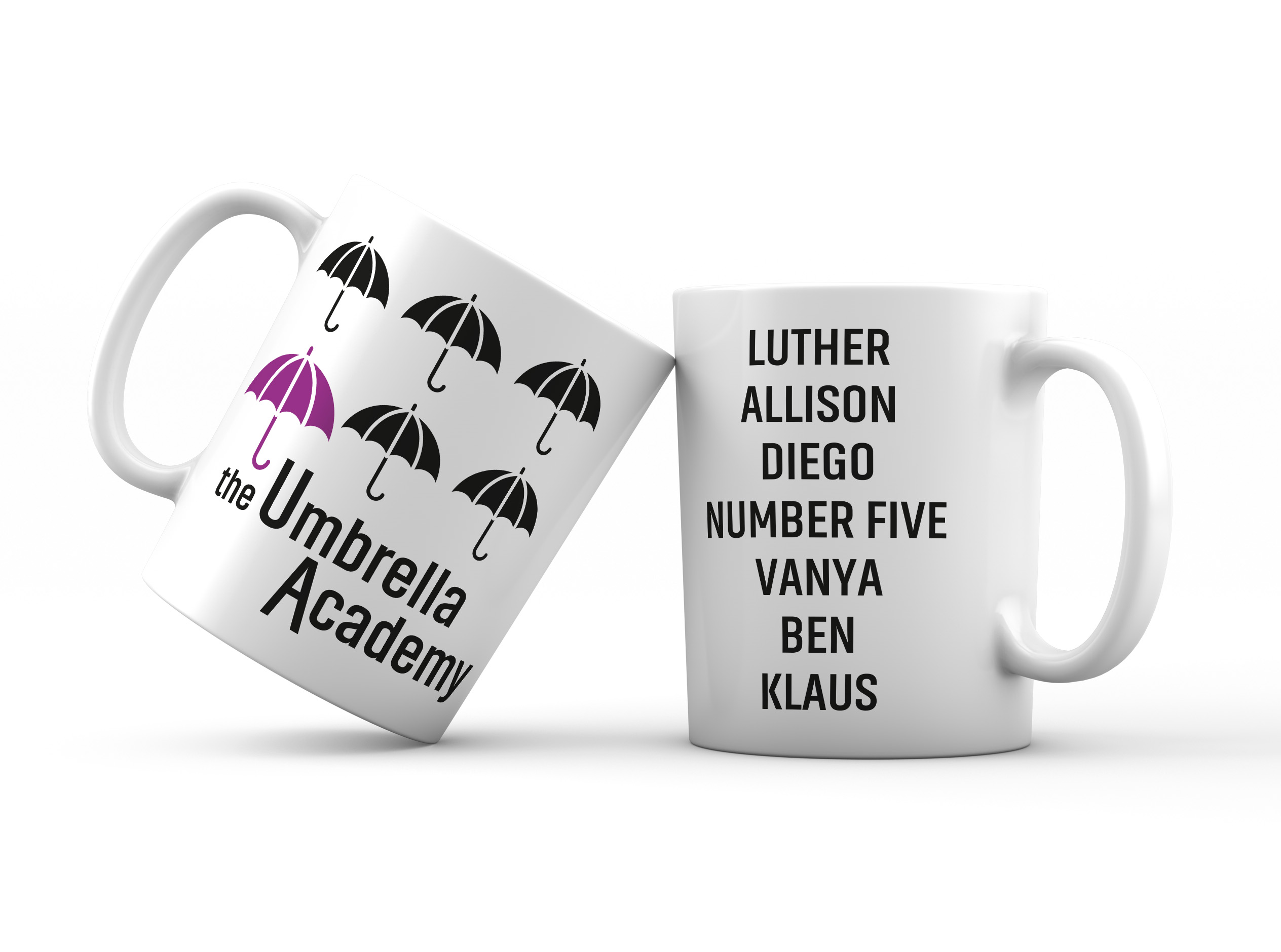 

Kubek prezent The Umbrella Academy akademia
