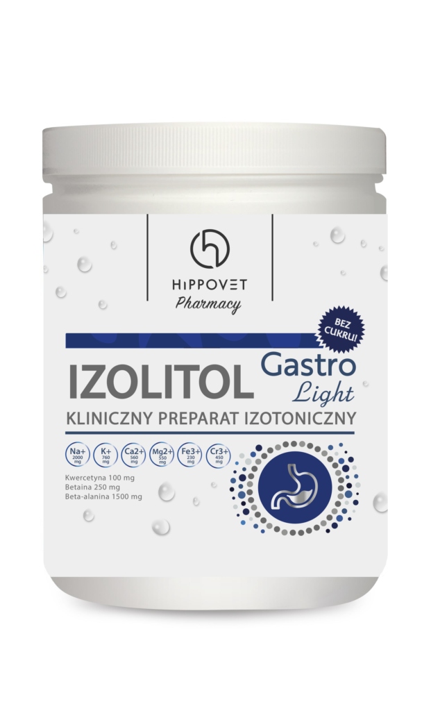Hippovet Mebio Izolitol Gastro Light – elektrolity dla koni horse 1kg