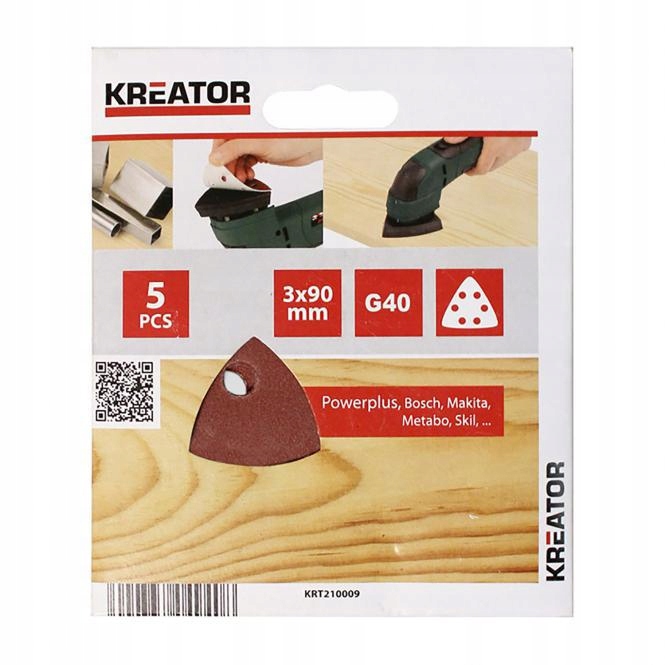 

Papier ścierny rzep Delta 90mm gr 80 5 sztuk