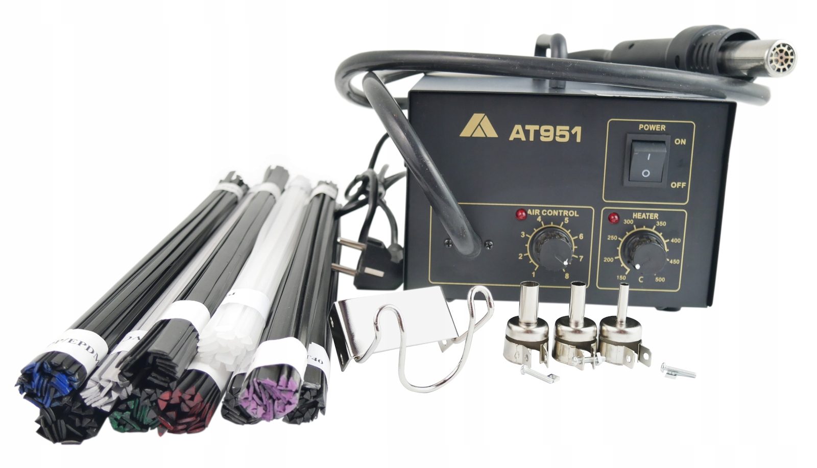 Zgrzewarka do plastiku AT 951 Spoiwa do plastiku