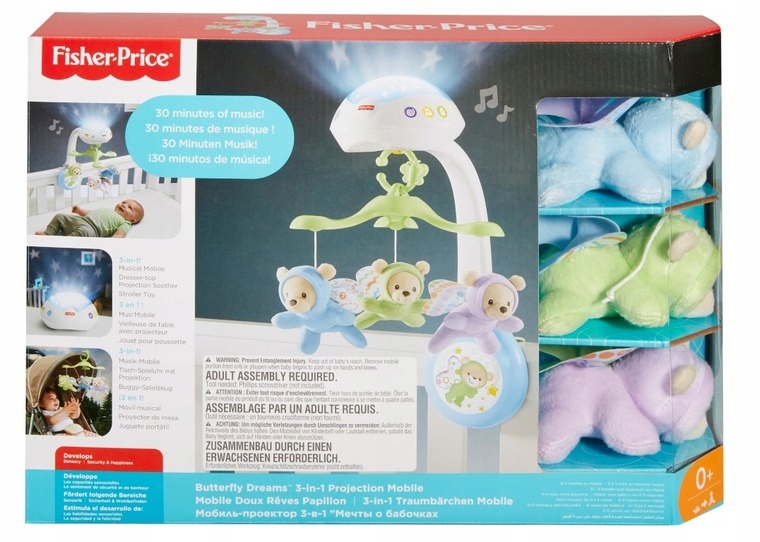 

Fisher-Price Karuzelka z misiami 3w1 CDN41