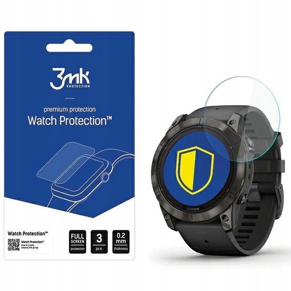 Szkło hybrydowe 3MK FlexibleGlass Watch do Garmin Fenix 7X Pro Solar