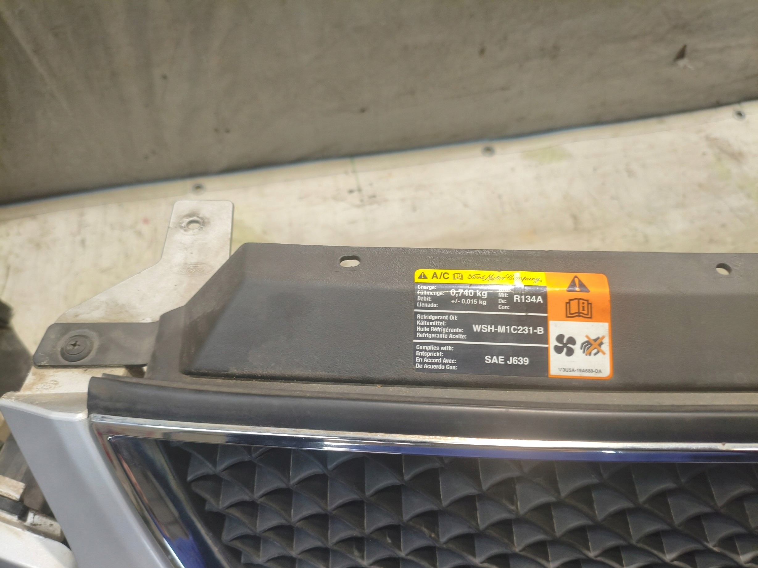 Stoßstange vorne FORD FOCUS C-MAX MOONDUST SILVER