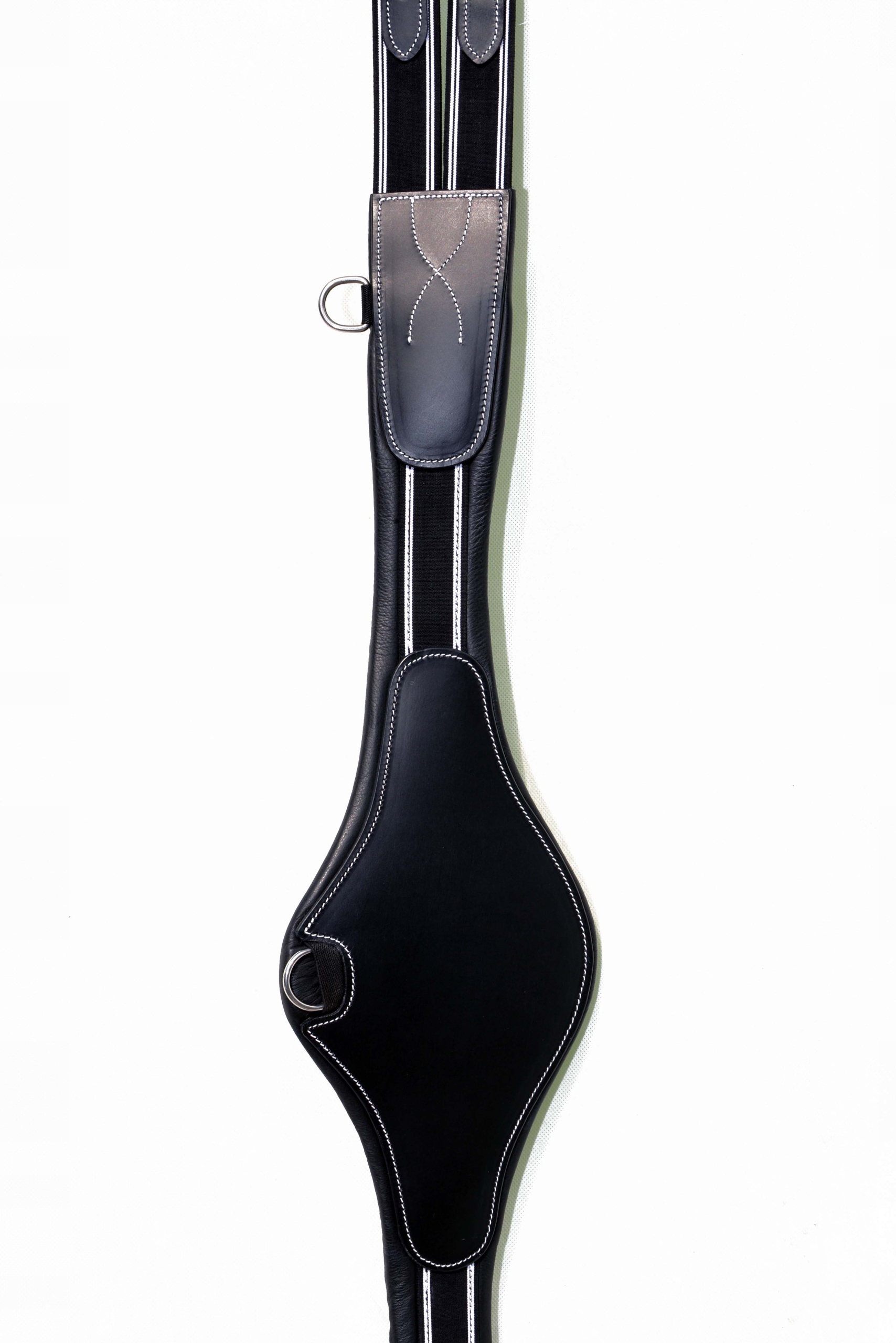 Kožený Pásek S Gumovou Zástěrou 125 CM