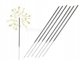 DŁUGIE ZIMNE OGNIE WESELNE 70cm 54 szt Marka Triplex