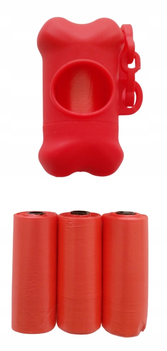 

woreczki na psie odchody / kupy - 60 sztuk + etui