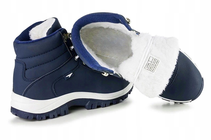 BUTY ZIMOWE DAMSKIE SPORTOWE OCIEPLANE P1 Marka bez marki