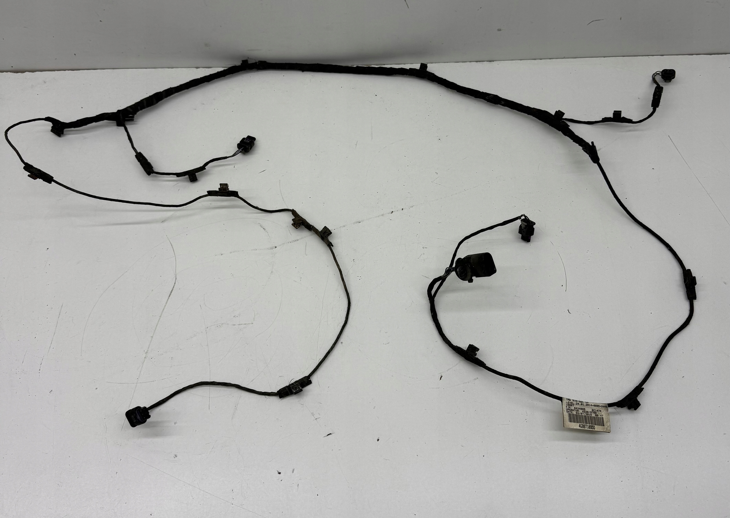AUDI A6 C7 bundle wiring electrical czujnikow of the parking front 4X PDC