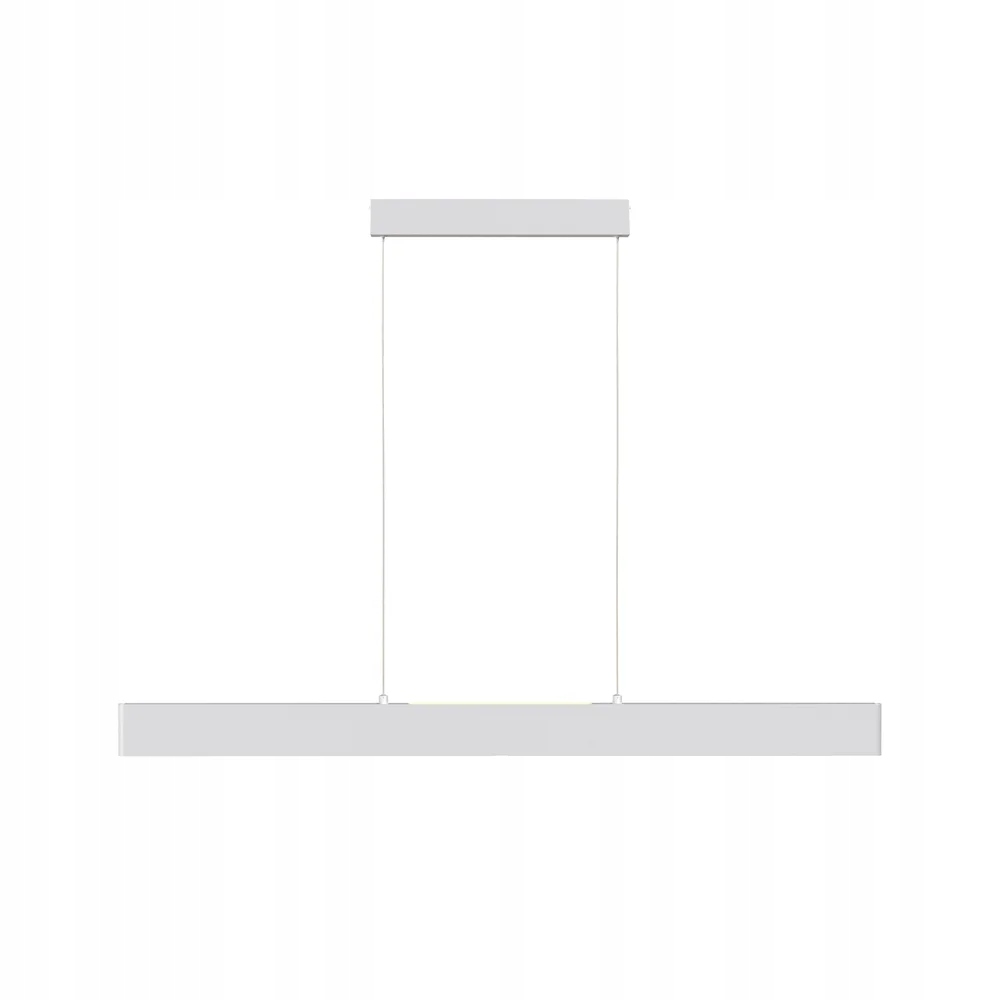 Závesná Led lineárna lampa s podlhovastým svetlom, biela, teplé svetlo 118,5 cm Maytoni