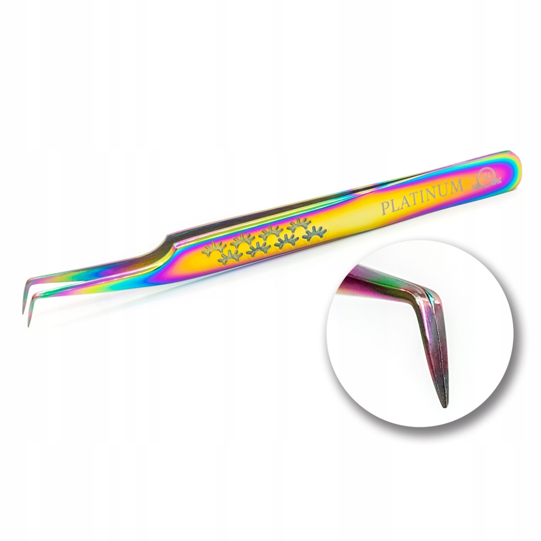 Pinzeta na prodlužování řas ET15 Multicolor Lash Platinum