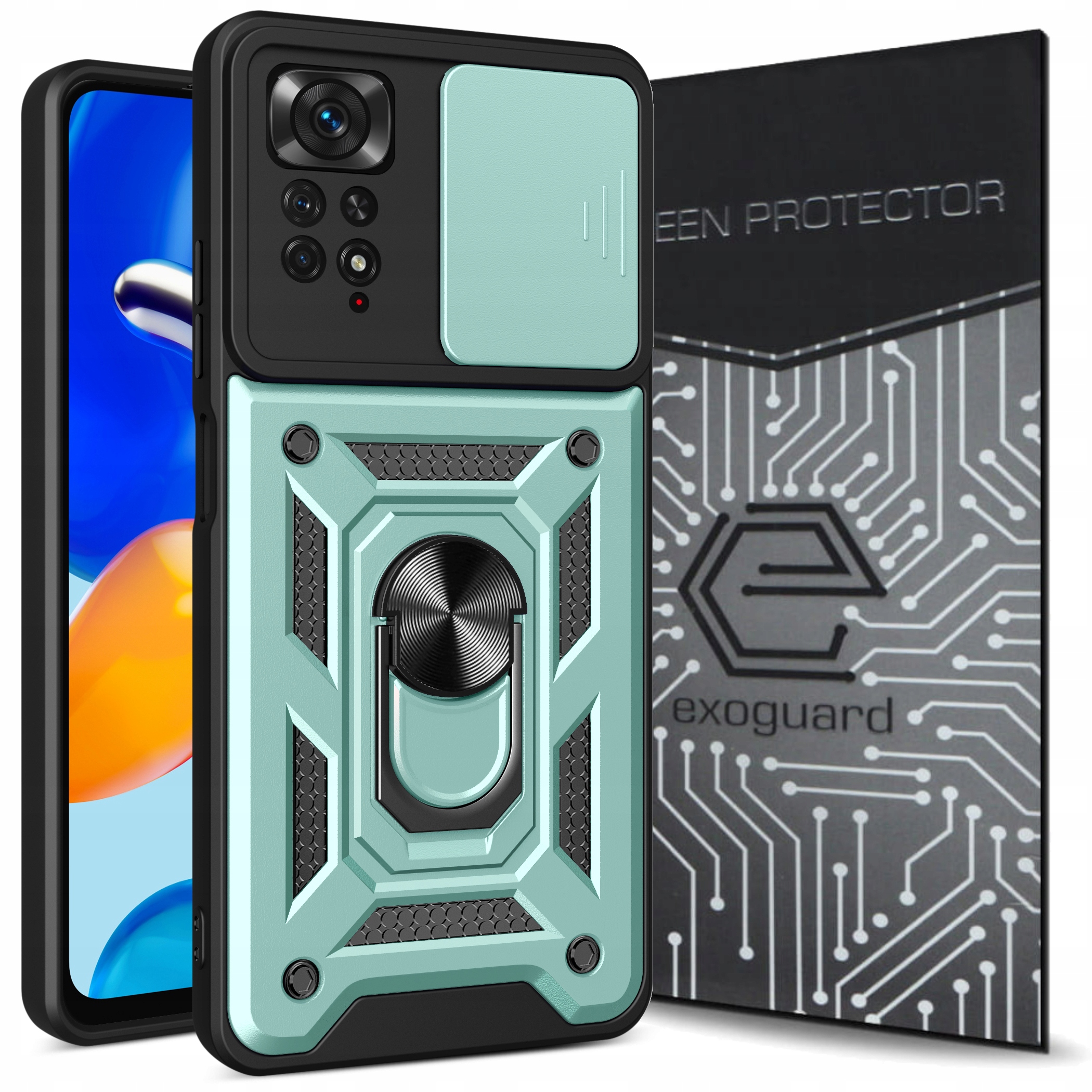 

Etui Pancerne+szkło do Redmi Note 11 Pro Pro 5G