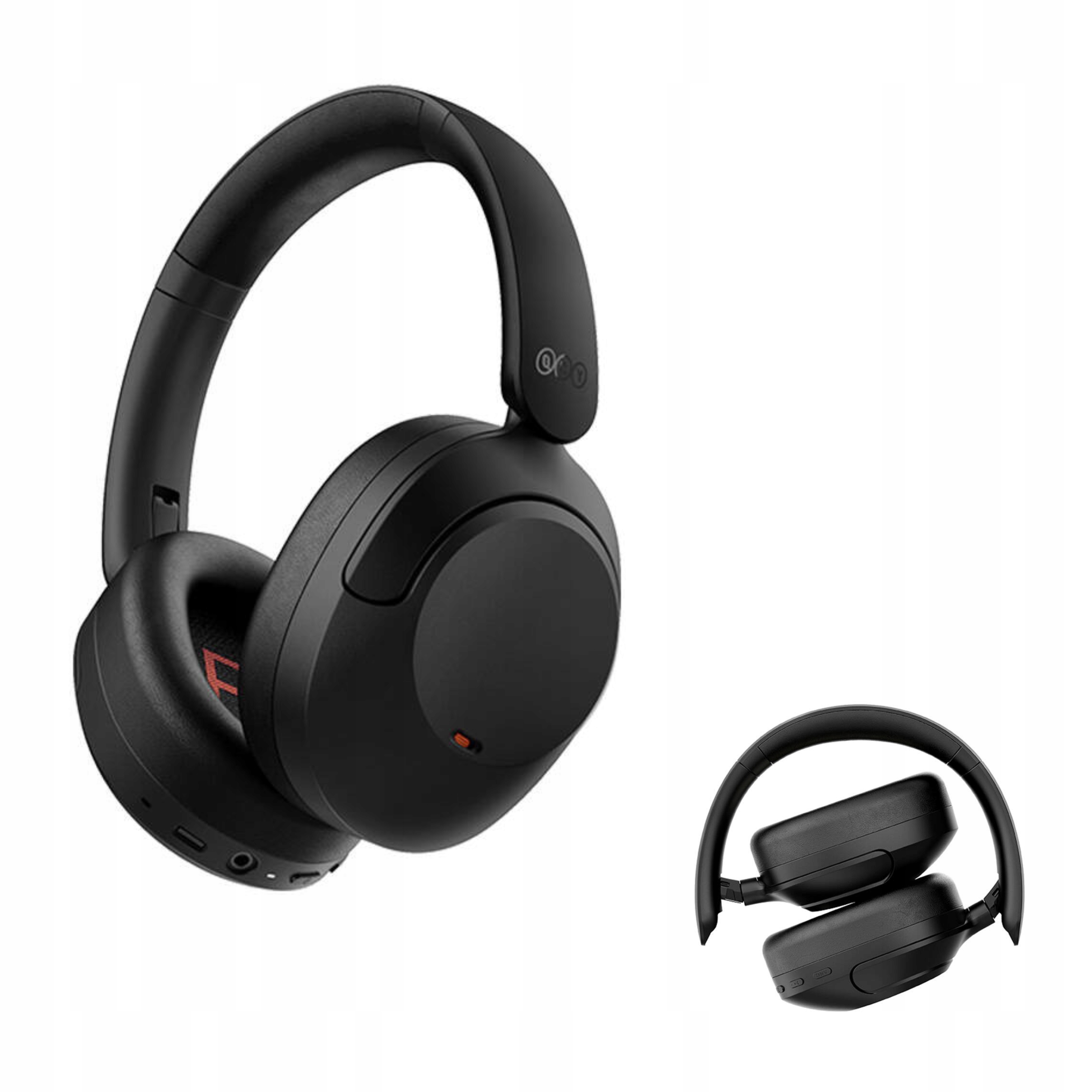 Qcy H4 Anc Słuchawki Nauszne Bluetooth 5.1 Bezprzewodowe Aktywne Tłumienie