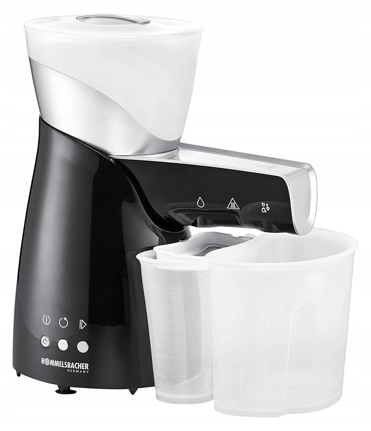 Wyciskarka wolnoobrotowa pozioma Rommelsbacher Op 700 650 W