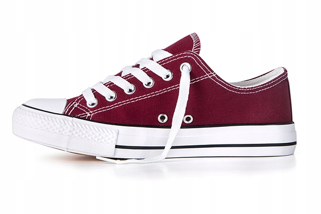 

Buty sportowe Trampki damskie tenisówki Bordowe