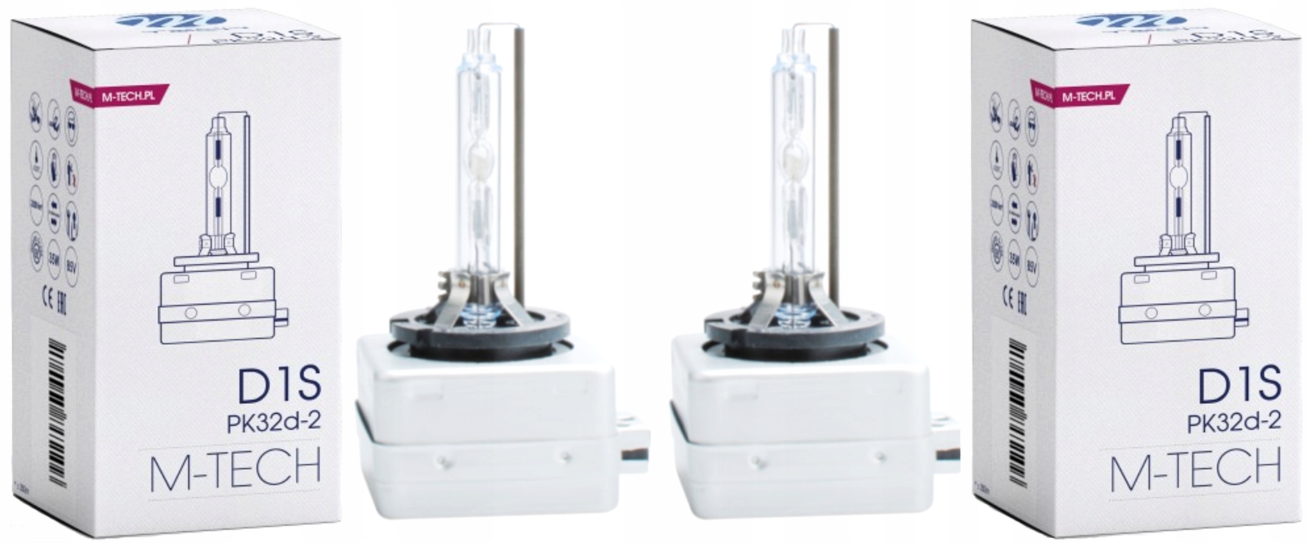 

Żarniki Xenon D1S 8000K M-Tech 2 sztuki