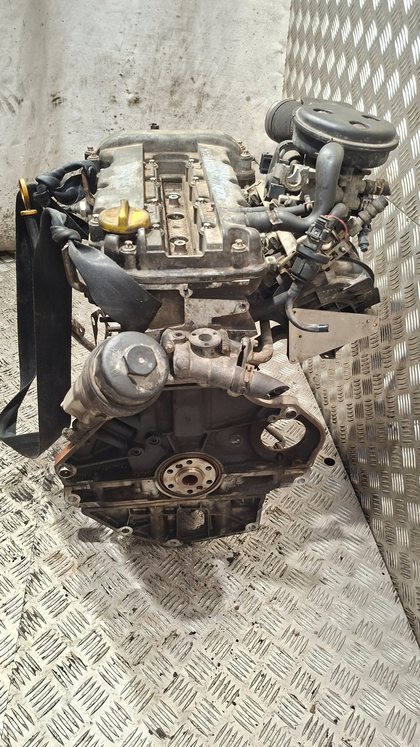 engine unprotected pillar OPEL ASTRA G 1.2 X12XE