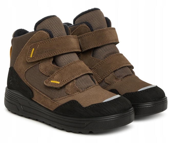 Ecco Urban Snowboarder 722402 śniegowce na rzepy skórzane brązowe R. 37