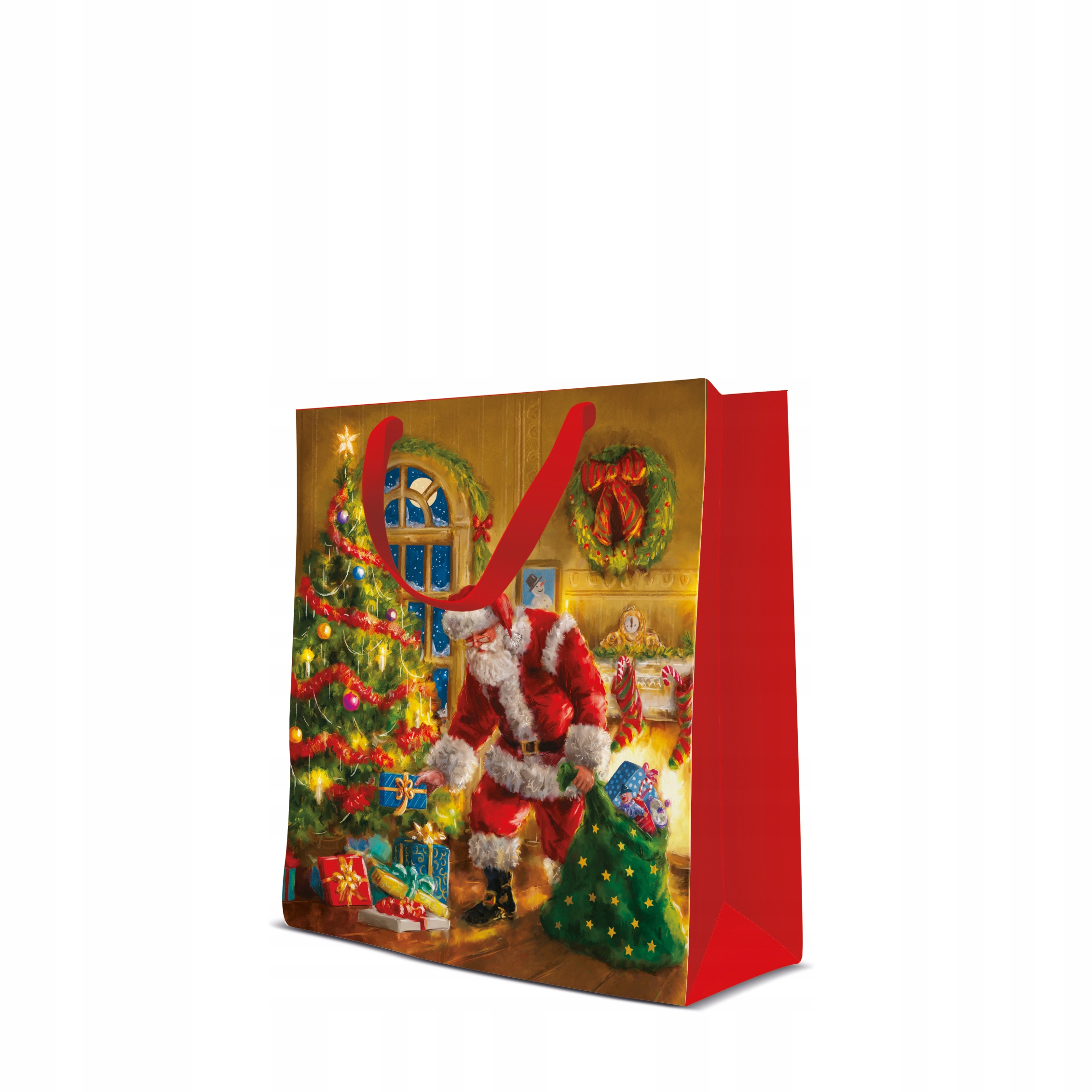

Torba papier 20x10x25cm Santa is Here /1 sztuka