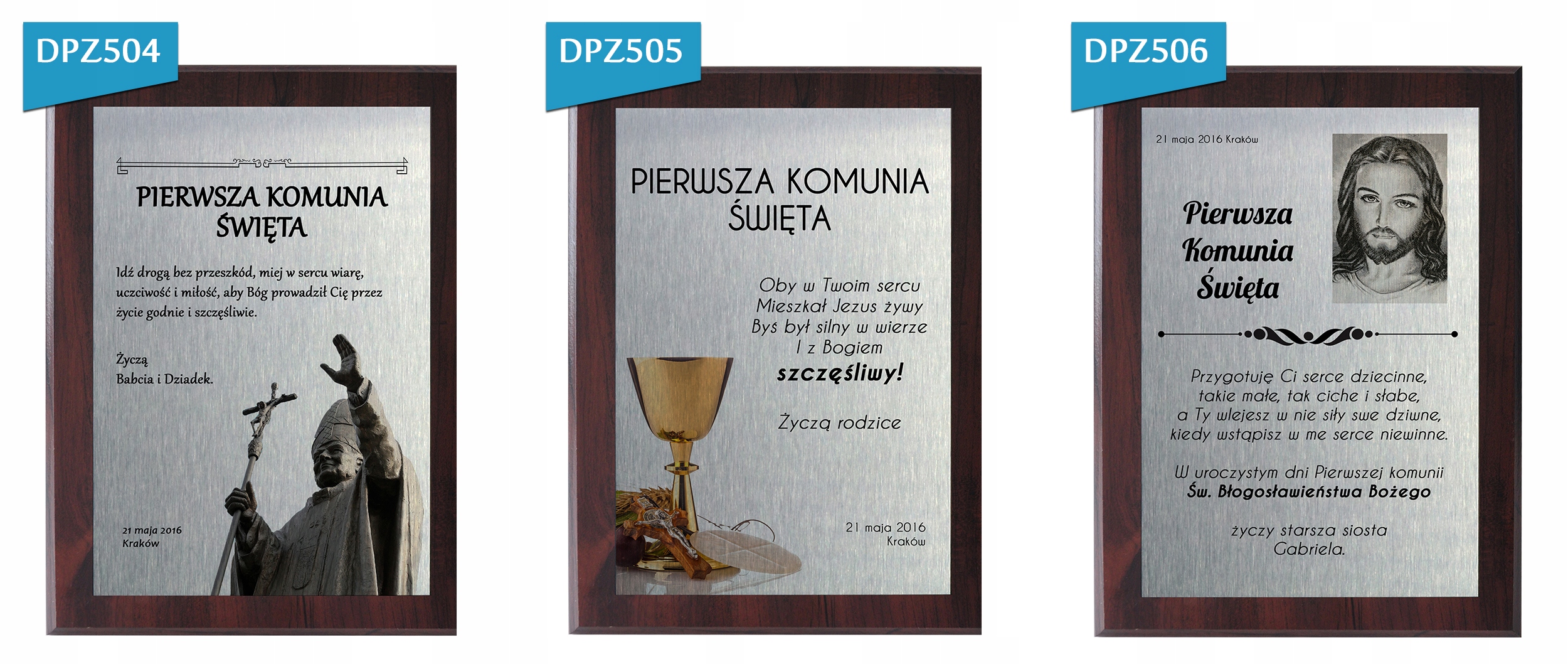 I PIERWSZA KOMUNIA ŚWIĘTA MAŁY OBRAZEK PAMIĄTKA Kolor inny kolor