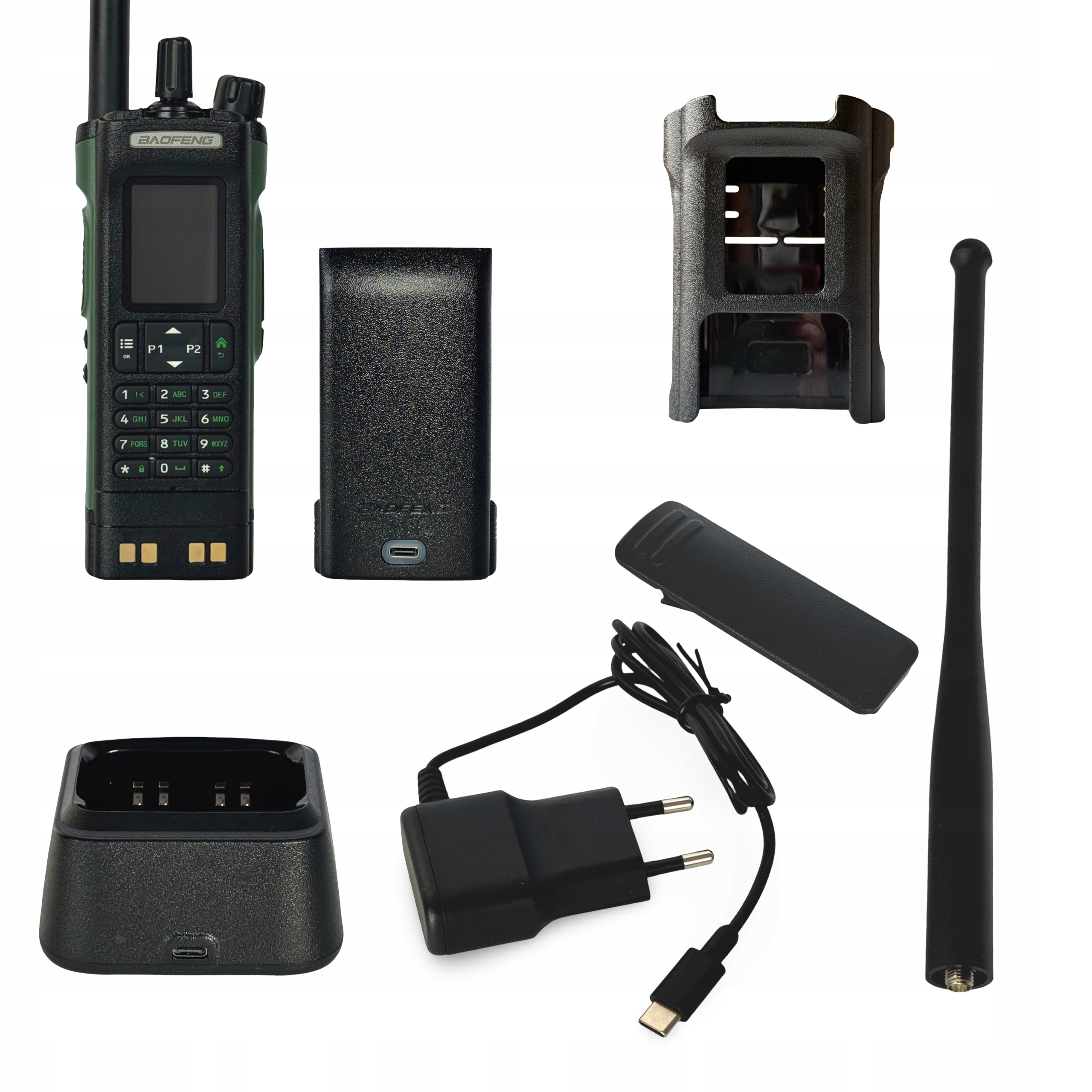 Baofeng Radiotelefon DM-32 Dmr Analog Typ C Letecké Pásmo
