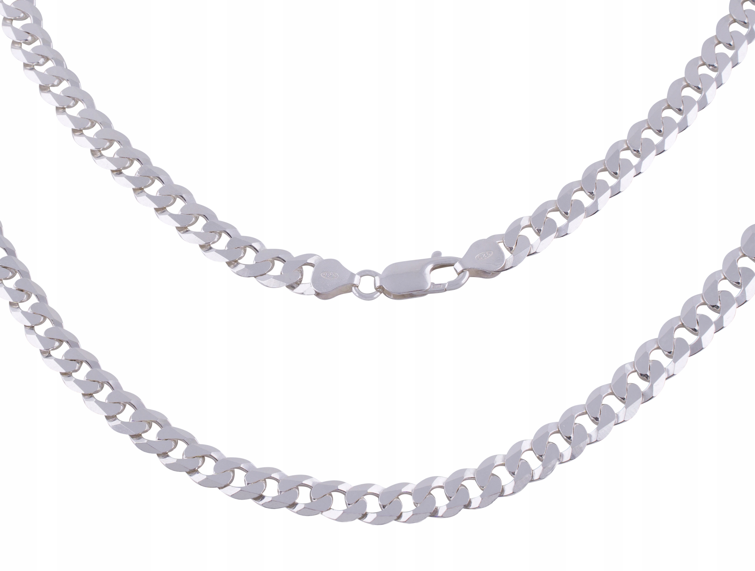 

Pancerka Srebrny Łańcuszek 60 CM Męski Łańcuch 925