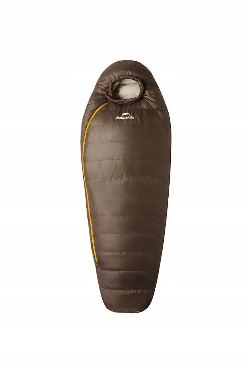Naturehike Spací pytel Snowbird Duck Down 1000M CNK2550WS014 190x75 cm hnědý
