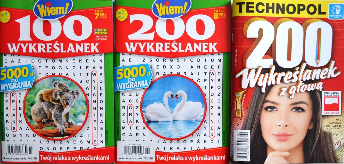 500 WYKREŚLANEK MIX 02/2026 WIEM TECHNOPOL
