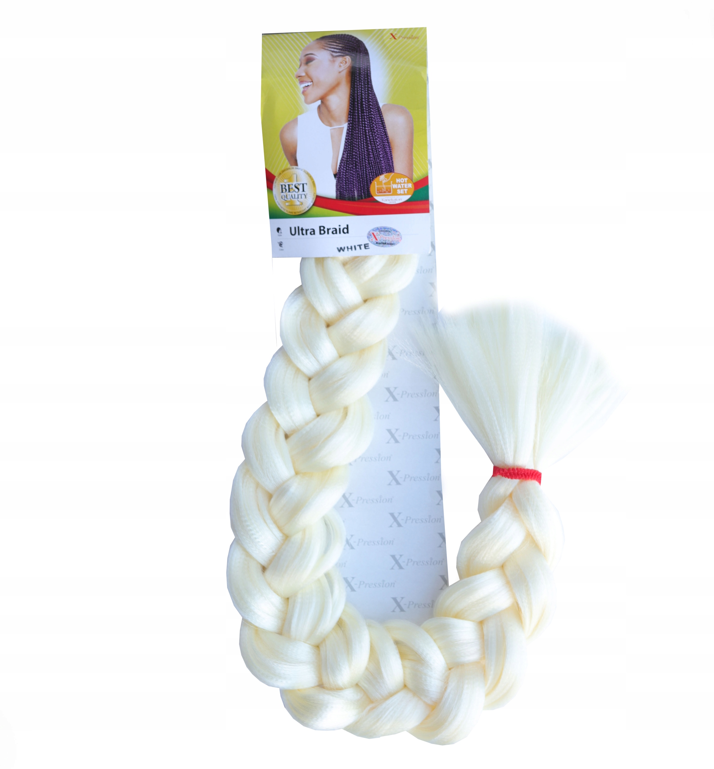 

Włosy syntetyczne X-pression 200cm 165g White