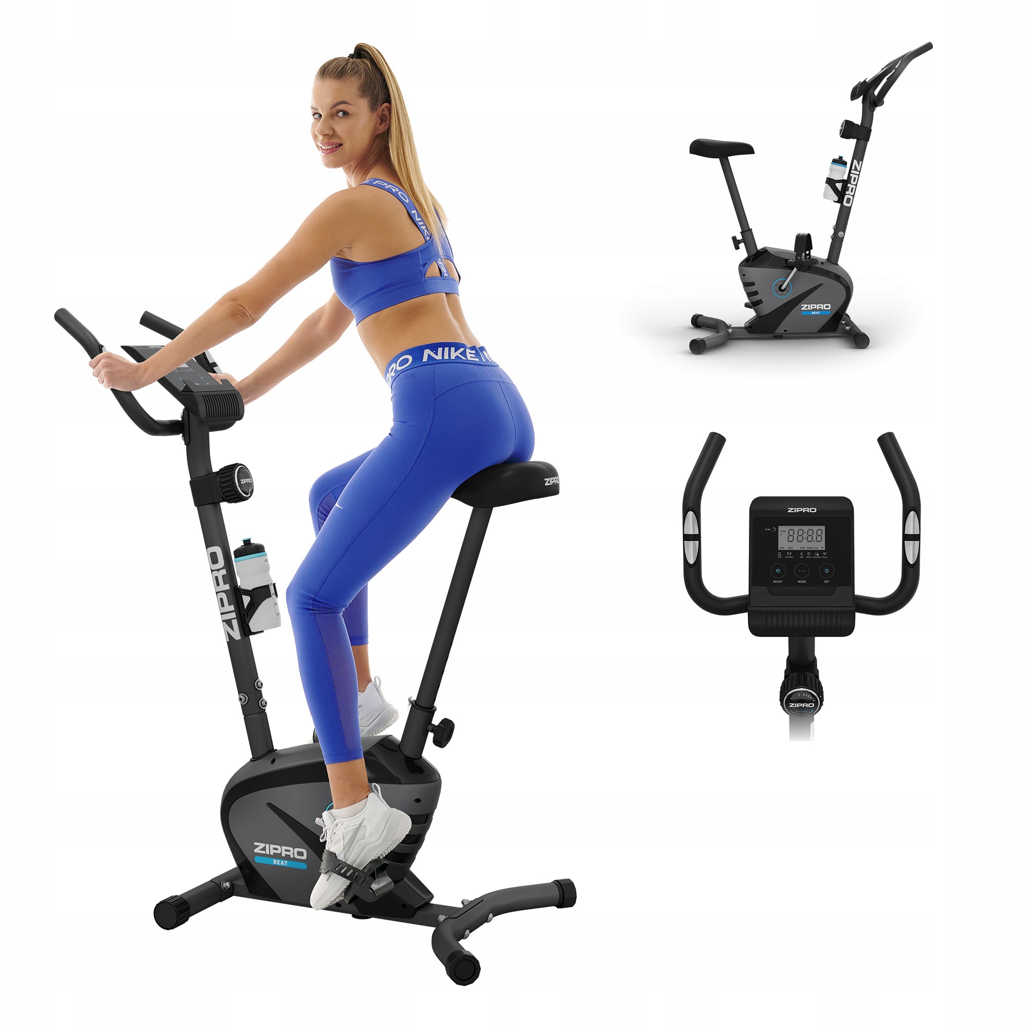 Rowerek Treningowy Rower stacjonarny Magnetyczny Pionowy Beat Zipro